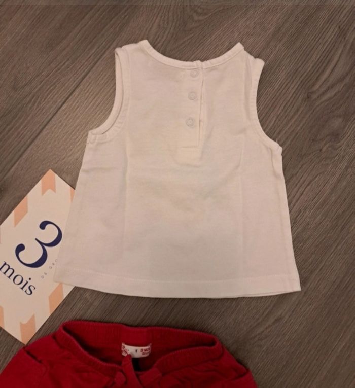 Ensemble fille été 3 mois DPAM - photo numéro 4