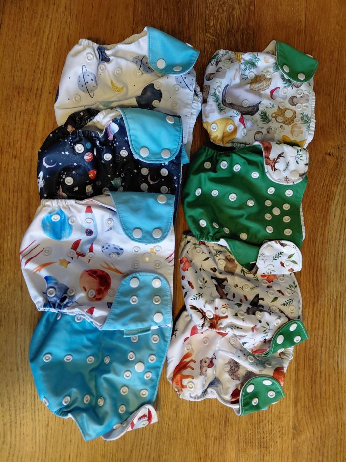 Lot de 8 couches Happyflute à poche