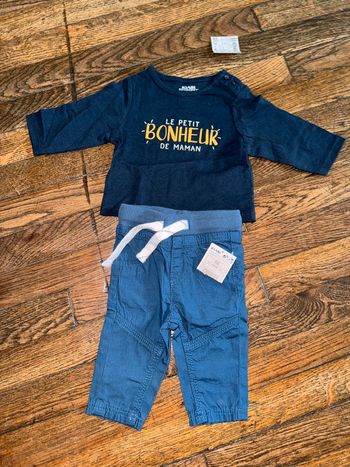 Ensemble Kiabi  1 mois neuf avec étiquette