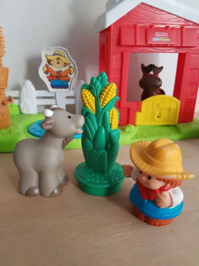 Fisher Price écurie et stand du marché fermier Little people - photo numéro 16