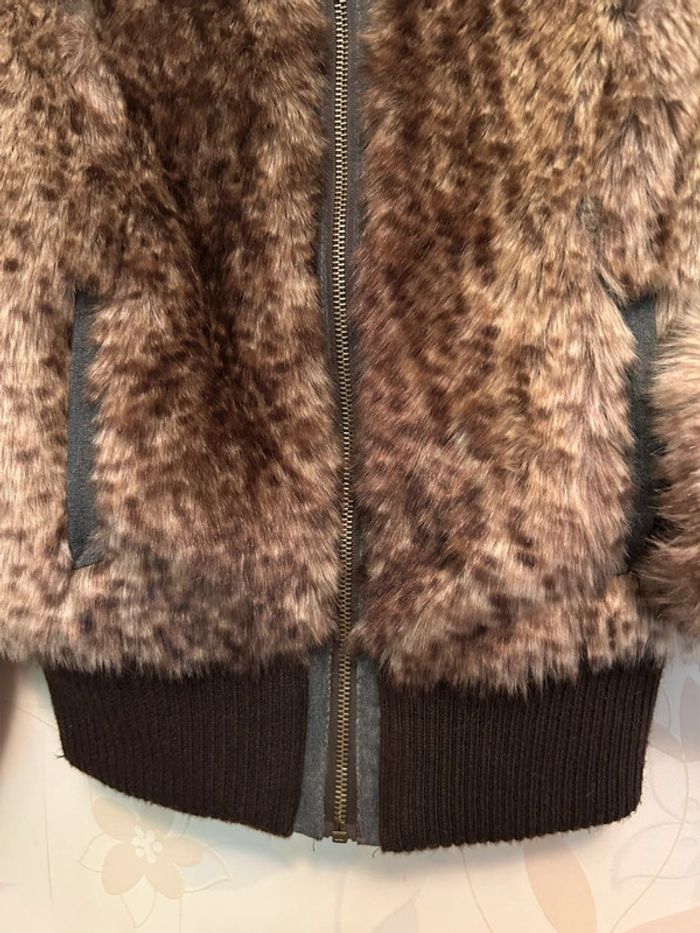 Veste en moumoute • taille S - photo numéro 3