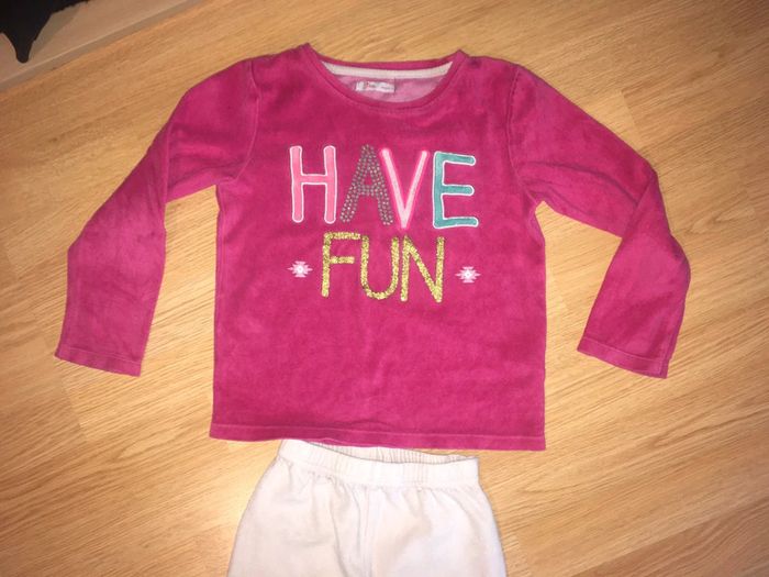 Pyjama velours 6 ans