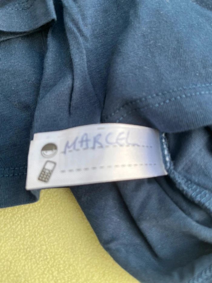 T shirt manche longue bleu marine - photo numéro 4
