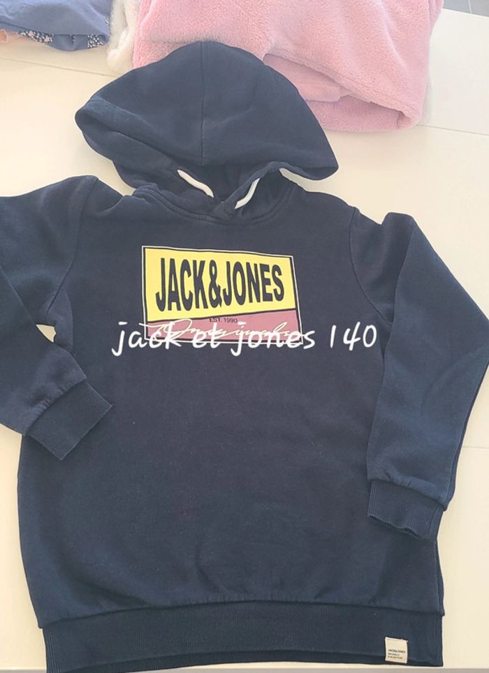 Sweat pull à capuche jack et & jones 140 10 ans