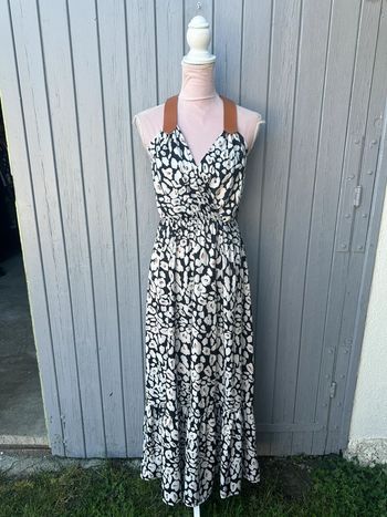 Robe longue d’été imprimée légère