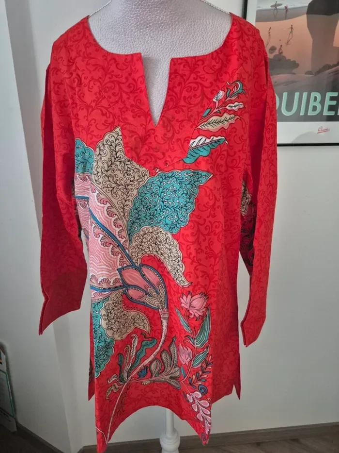 Tunique Nazca Rouge