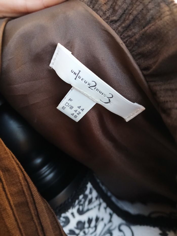 Ensemble tailleur 123 marron chocolat T.44 - photo numéro 4