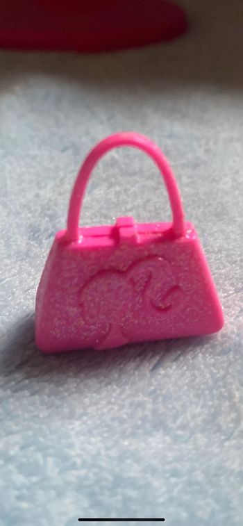 Sac à main rose pailleté pour Barbie