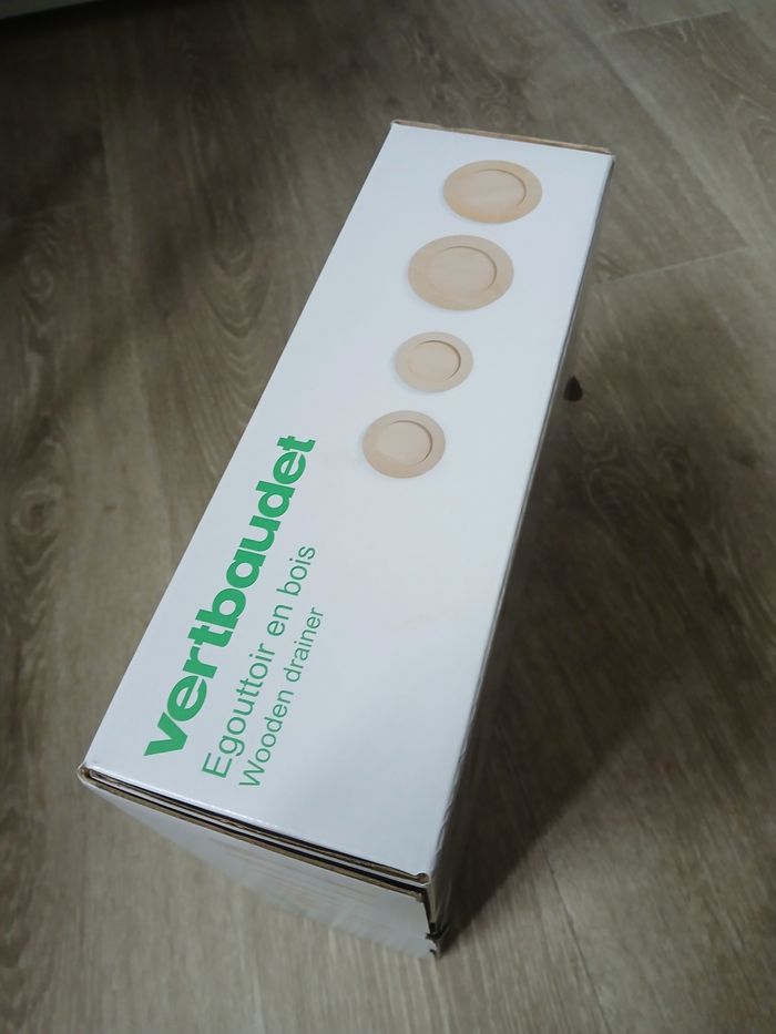 Jouet égouttoir vertbaudet neuf en bois - photo numéro 3