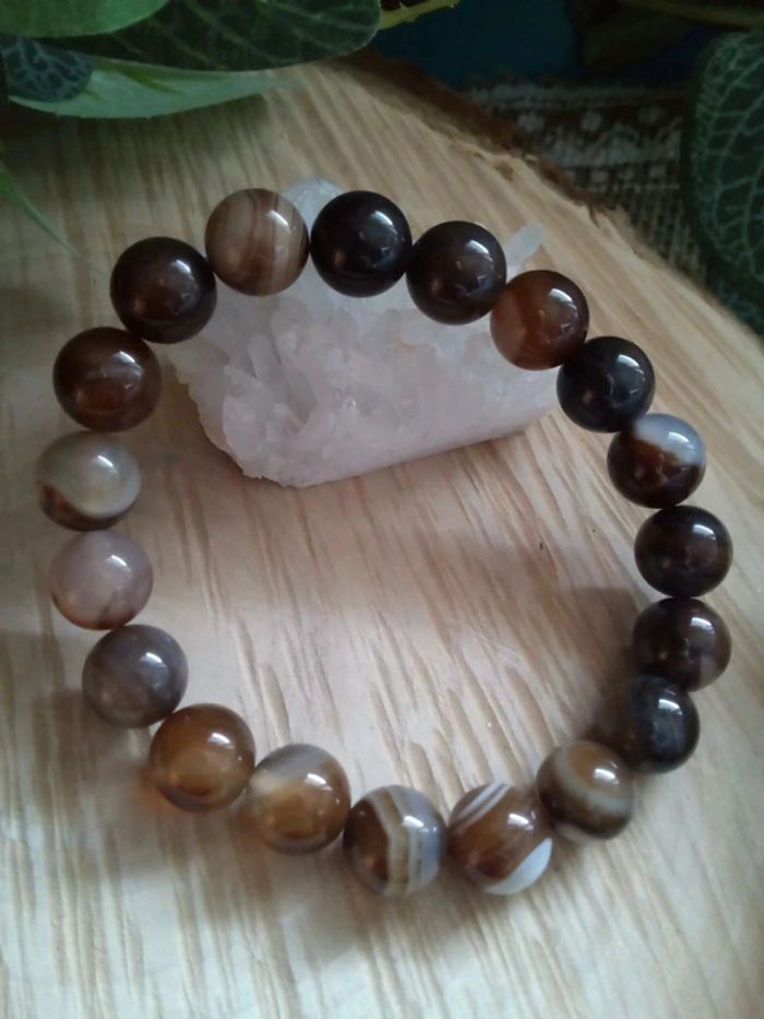 Joli bracelet agate du Botswana - photo numéro 5