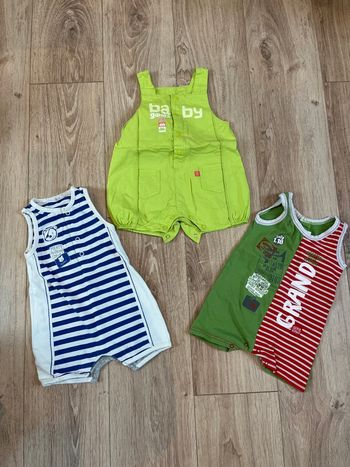 Lot de 3 combi short