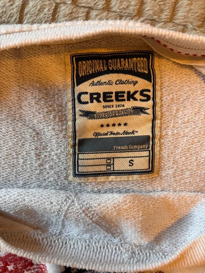 Pull Creeks taille S - photo numéro 2