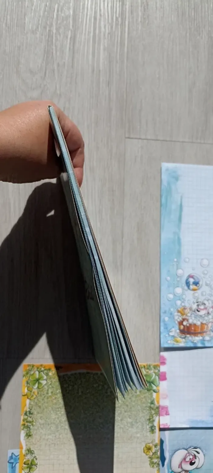 Gros Lot feuilles et bloc note A5 Diddl - photo numéro 2