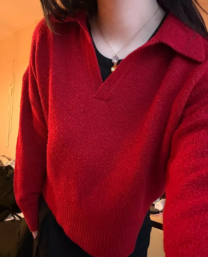 Pull rouge