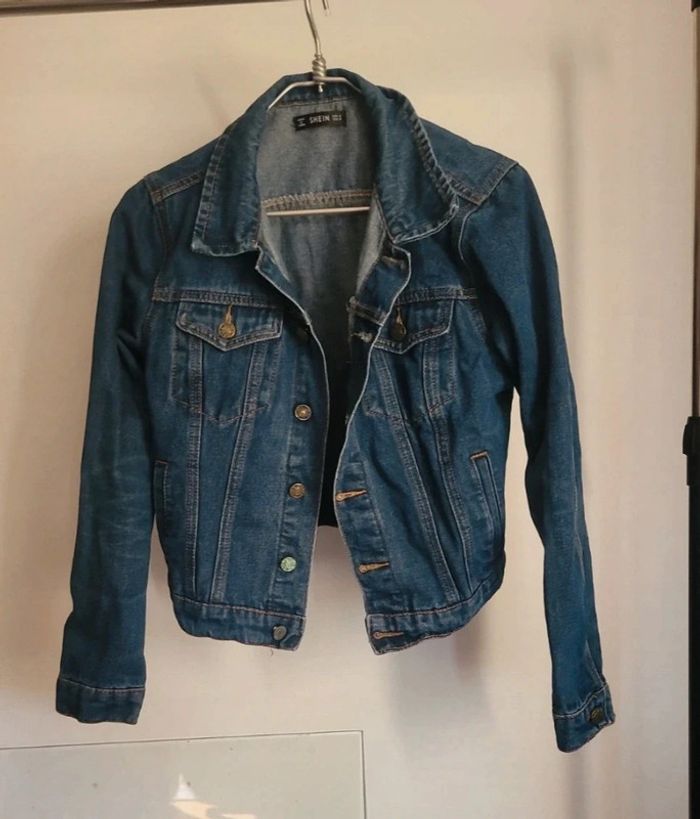 Lot de haut + veste en jeans - photo numéro 5