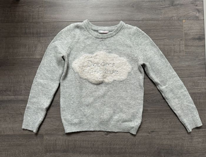 Pull de Noel gris femme S ou 36 Camaieu