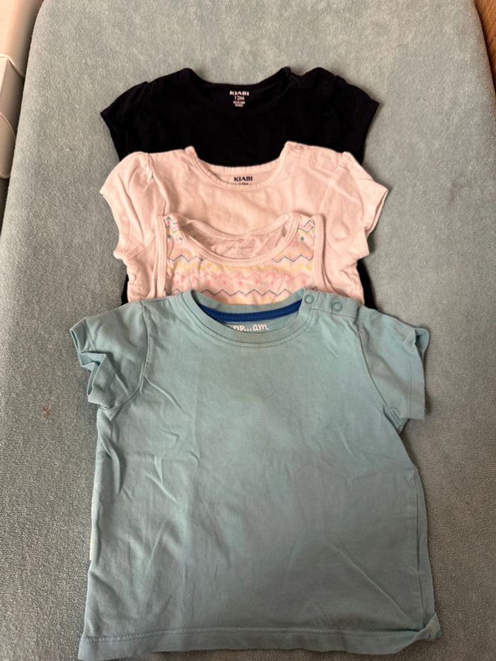 Lot de 4 t-shirt 12 mois