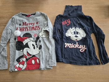 Lot tshirt ML mickey 6 ans
