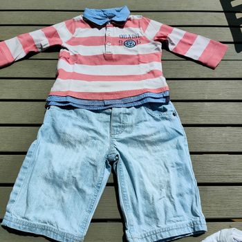 Polo Okaïdi garçon 2 ans