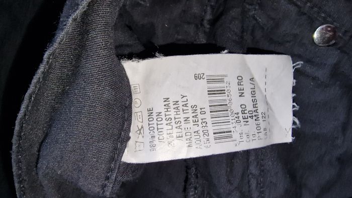 Pantalon coton stretch noir taille 34 36 coupe droite  Aquajeans - photo numéro 5