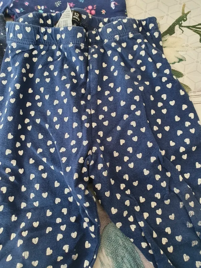 Lot de 3 leggings 12 mois - photo numéro 3