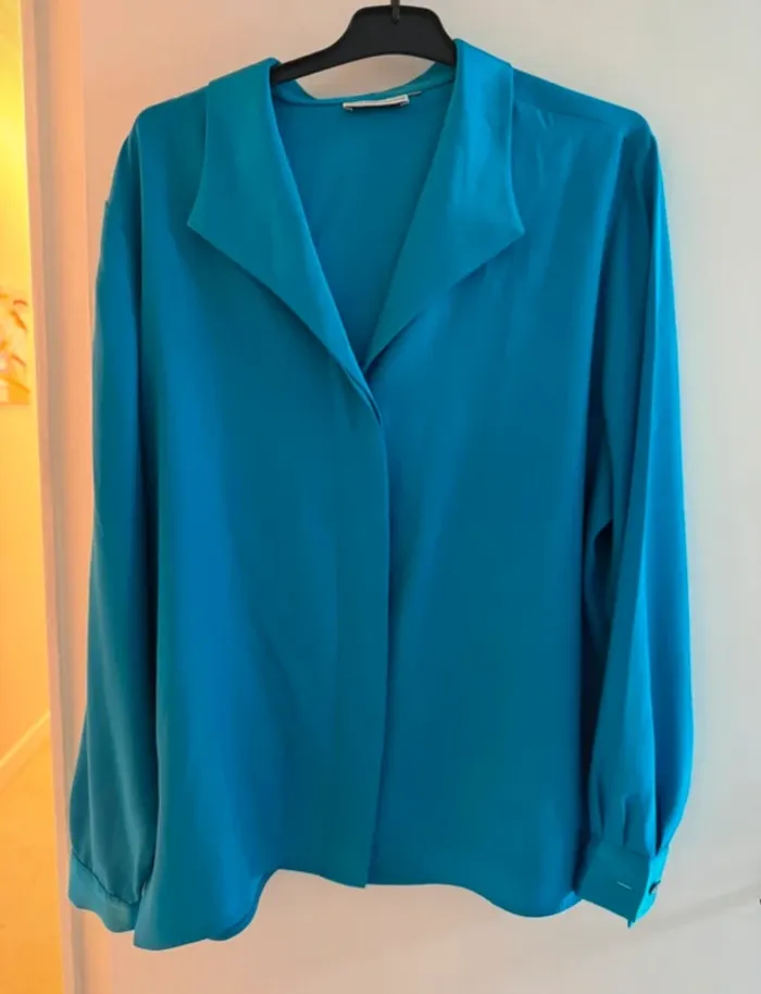 Chemise effet soie