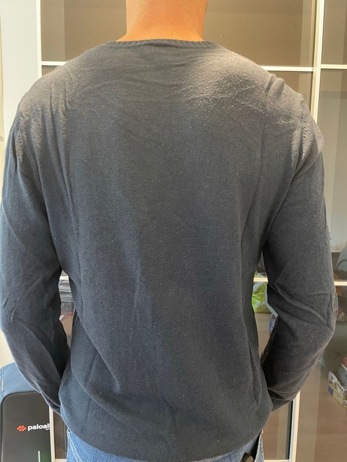 Pull bleu marine Hollister - photo numéro 2