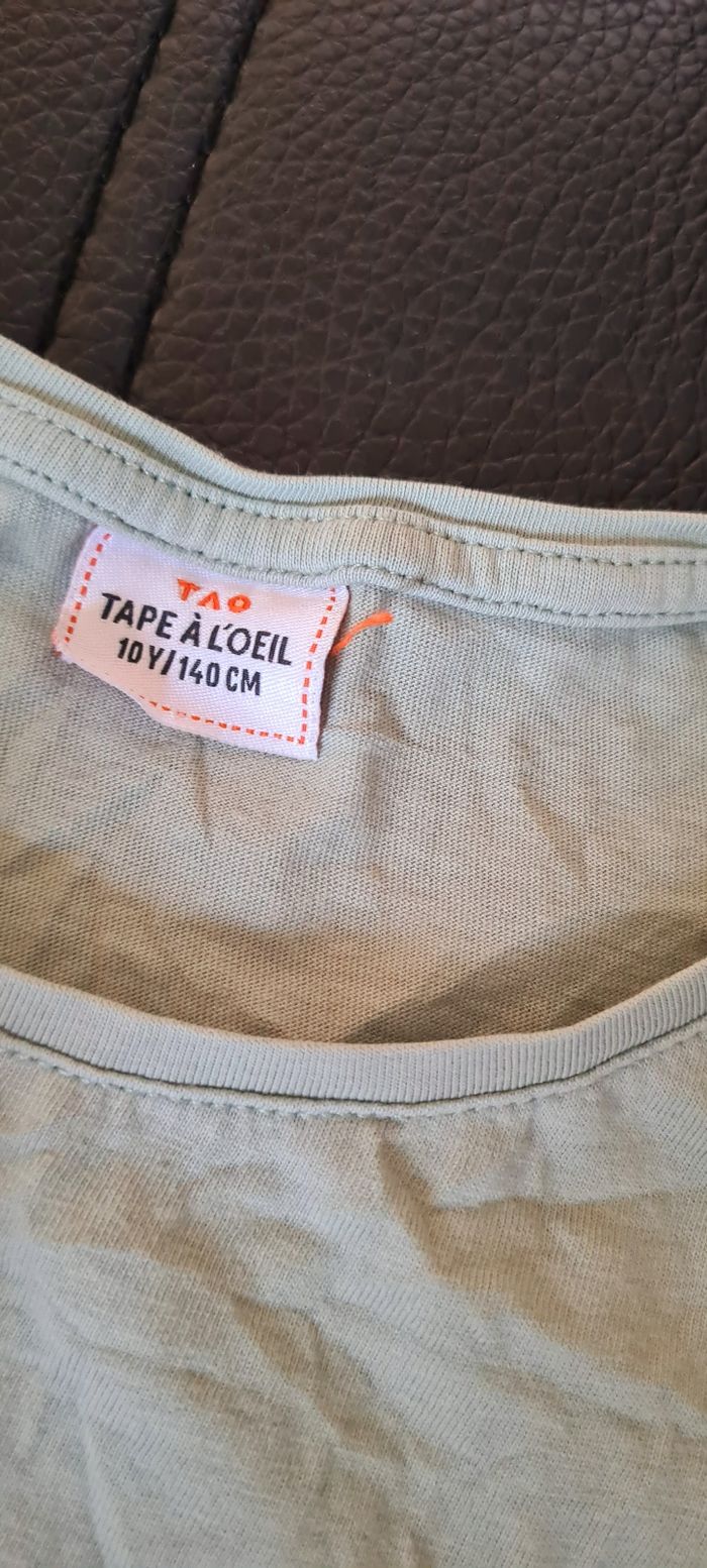 T shirt tape à l'œil 10ans - photo numéro 2