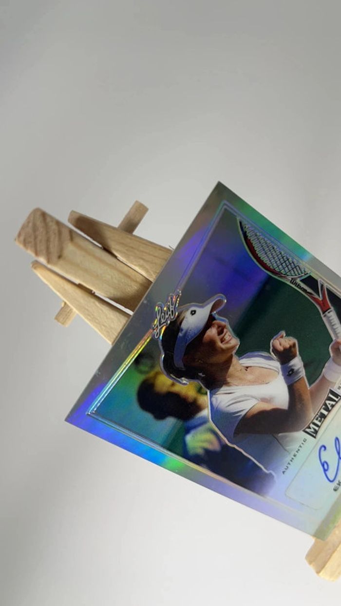2016 Leaf Metal Tennis #BAEM1 Ekaterina Makarova Auto Autographe - photo numéro 3
