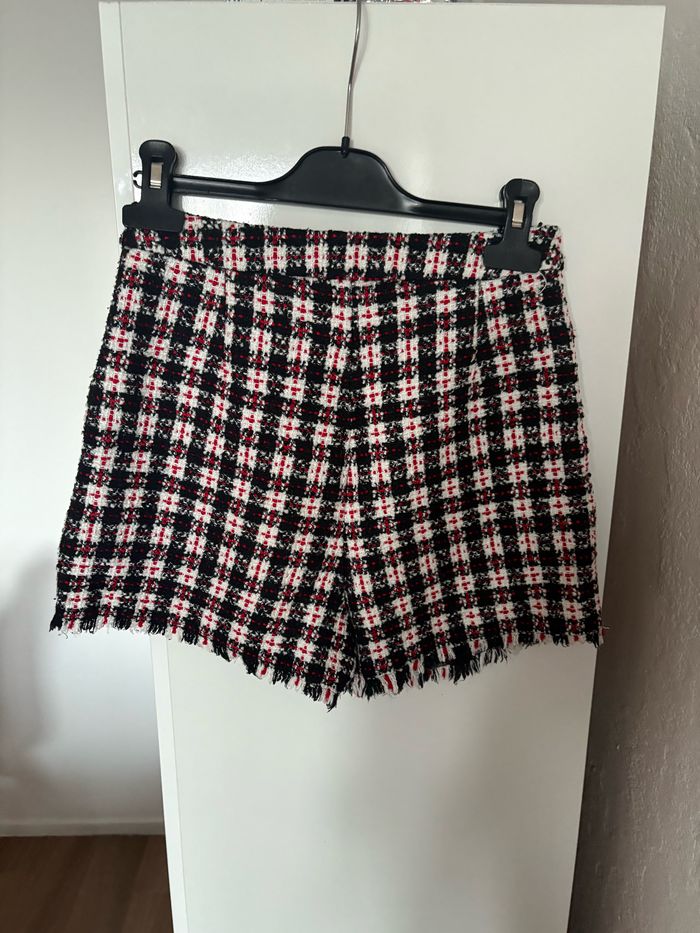 short jupe pied-de-poule - photo numéro 3