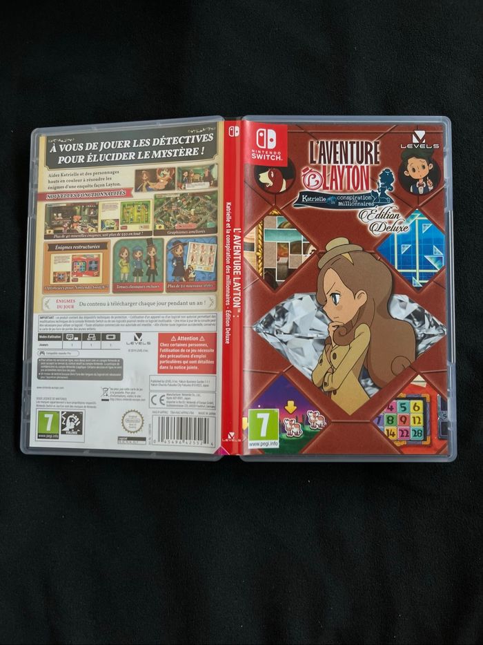 Jeu l’aventure Layton switch