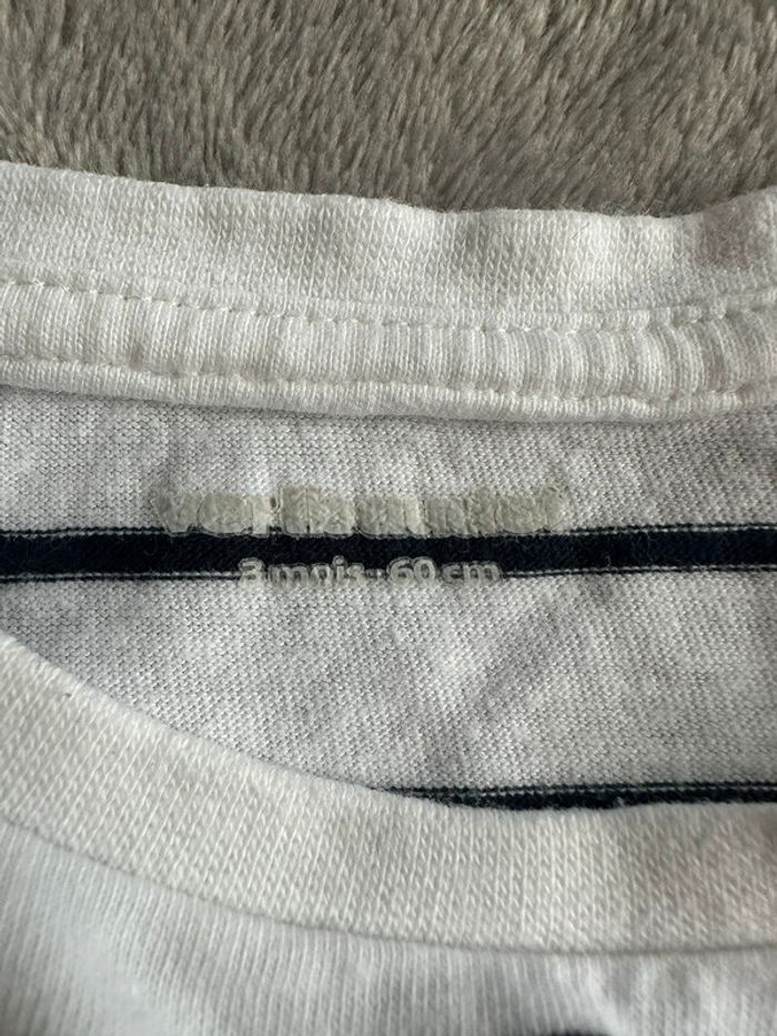 Tee-shirt manches longues - 3 mois - Vertbaudet - photo numéro 4