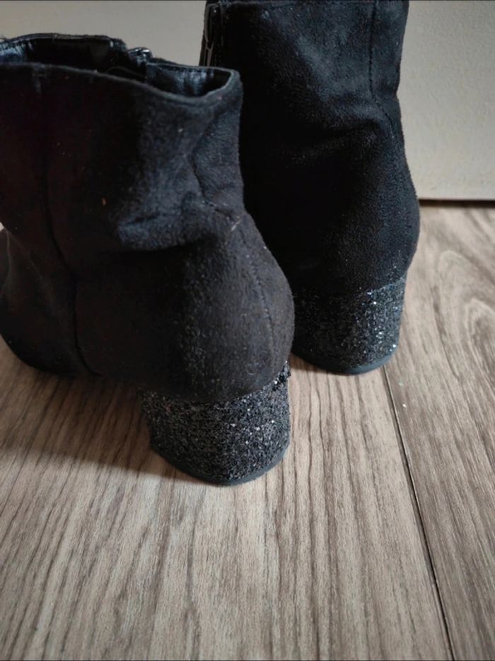 Bottines noir paillettes 37 - photo numéro 2