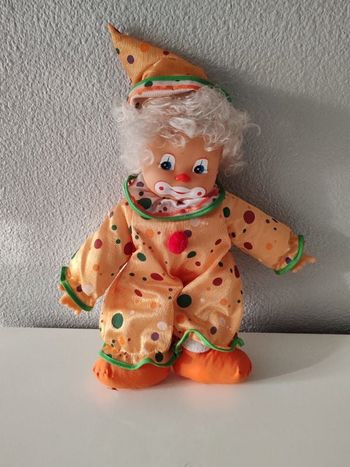 Poupée Clown jaune