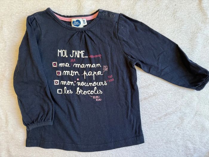 🎀 t-shirt 12 mois 🎀