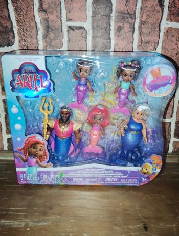 Coffret de figurines Disney junior Ariel la petite sirène 
