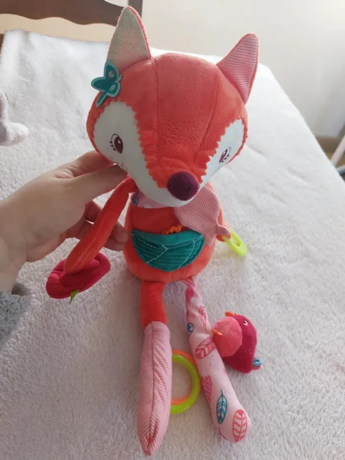 Peluche d’éveil renard Alice lilliputiens