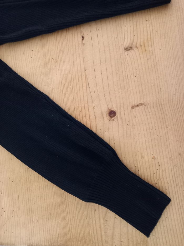 Joli pull femme noir col rond XL - photo numéro 6