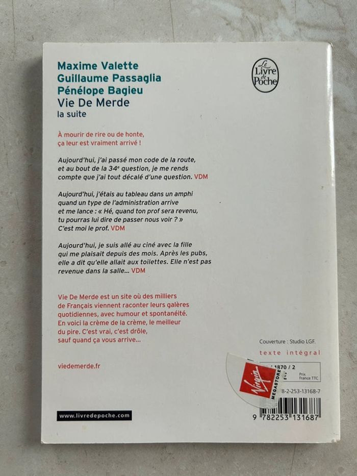 Livre - Vie de merde - photo numéro 2
