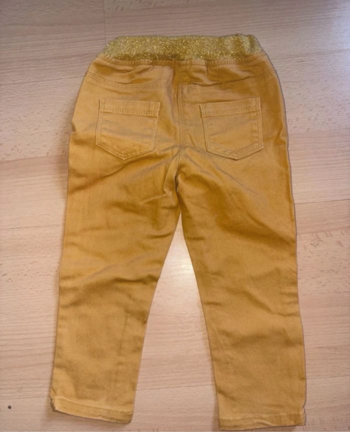 Pantalon moutarde fille taille 2 ans - photo numéro 2