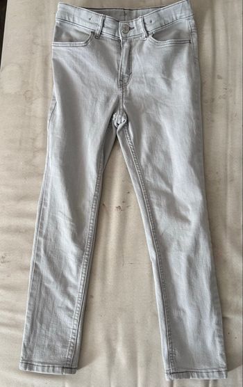 Jeans gris clair skinny 128