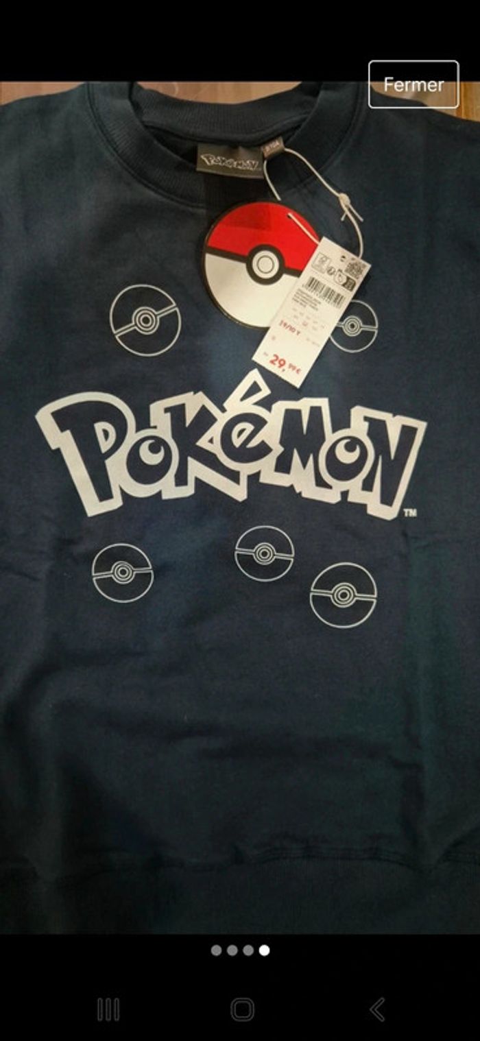 Pull pokemon plusieur taille dispo - photo numéro 4