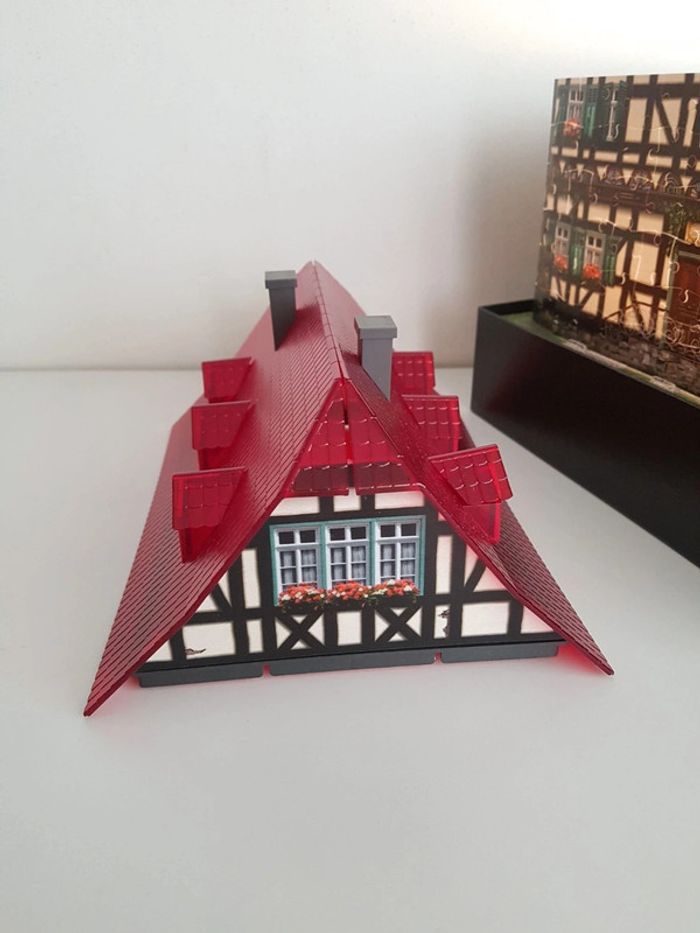Puzzle 3D Ravensburger 216 pièces maison à colombages illuminée - photo numéro 8