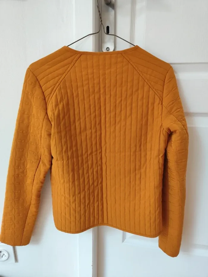 Veste matelassée jaune moutarde Camaïeu - photo numéro 5