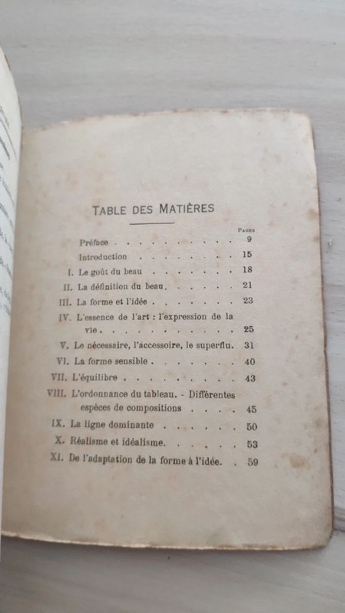 Livre 1920 principes d'esthétique collection rayon de beauté 1 Van den Abeele artistique art - photo numéro 4