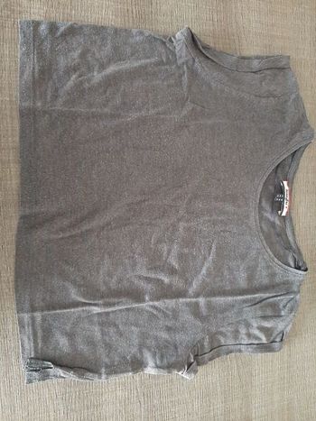 Tee-shirt manches courtes crop top taille M