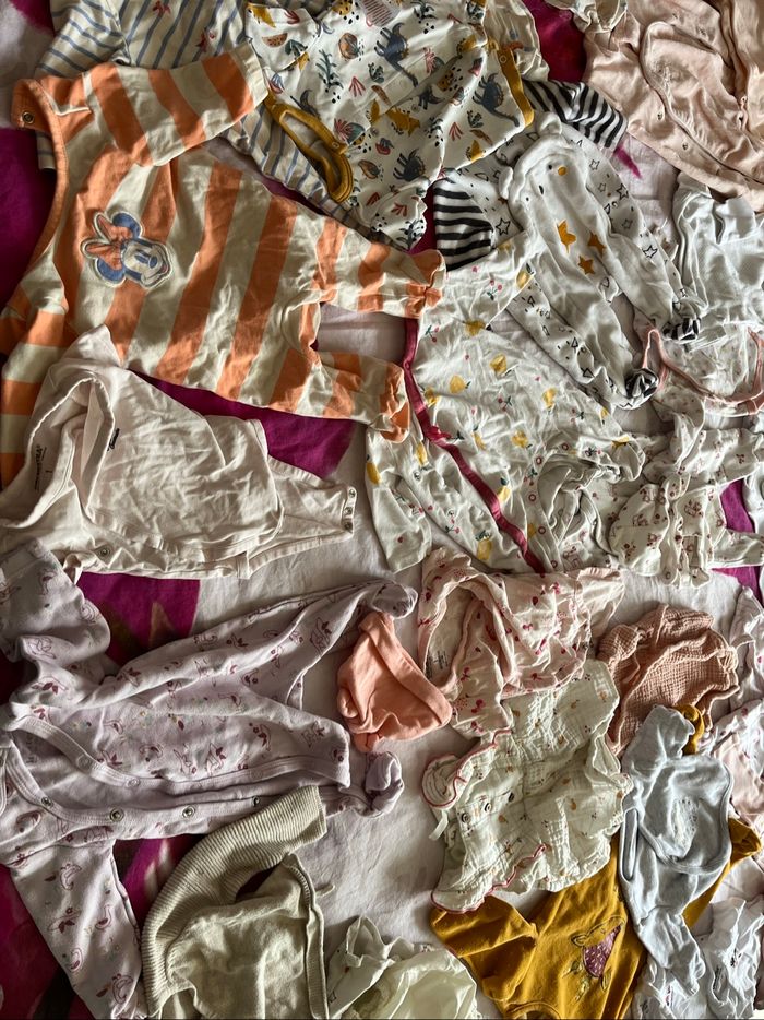 Lots vêtements bébé fille 1 mois - photo numéro 8