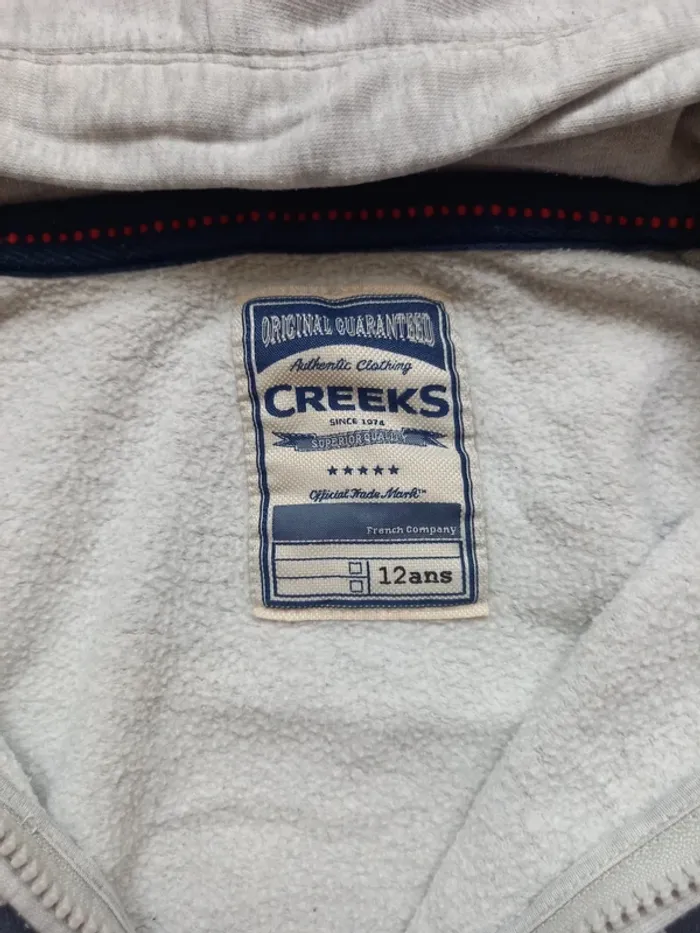 Veste à capuche creeks 12 ans - photo numéro 3