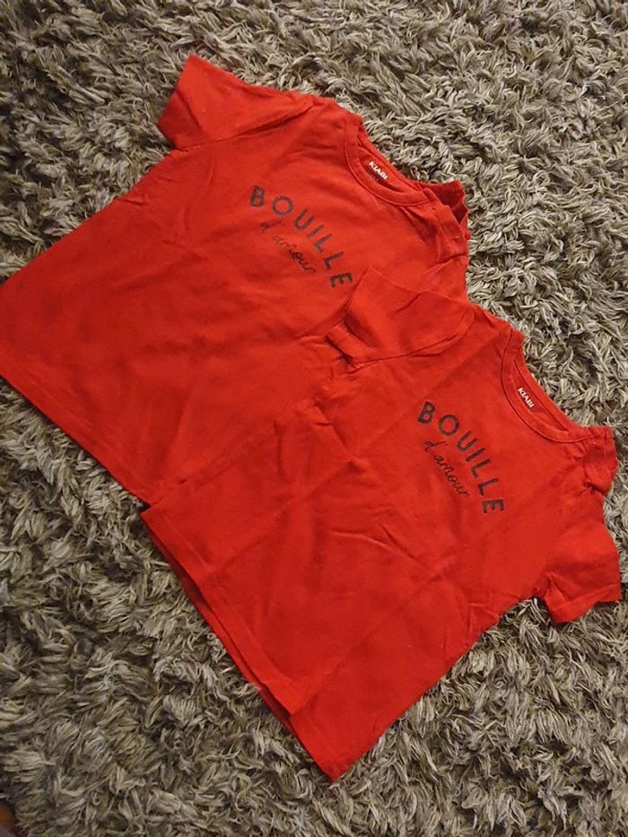2 t-shirts 24 mois kiabi