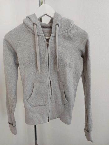 Gilet zippé à capuche hiver fille 12-14 ans